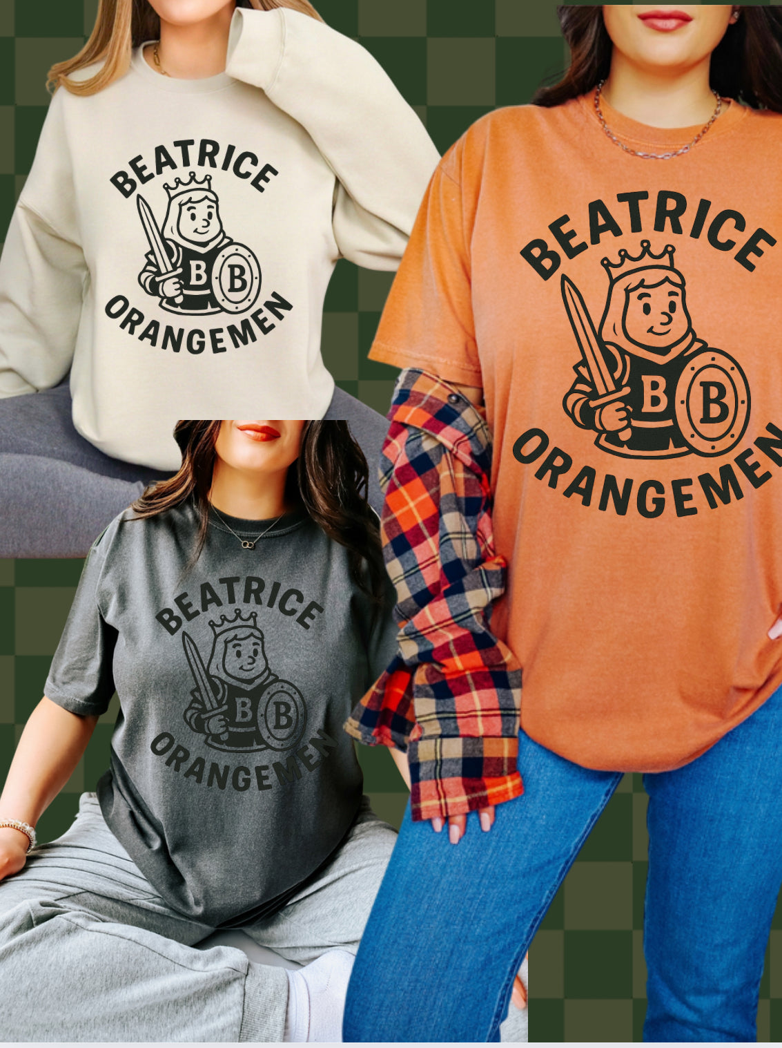 Retro Mascot comfort colors sweatshirt