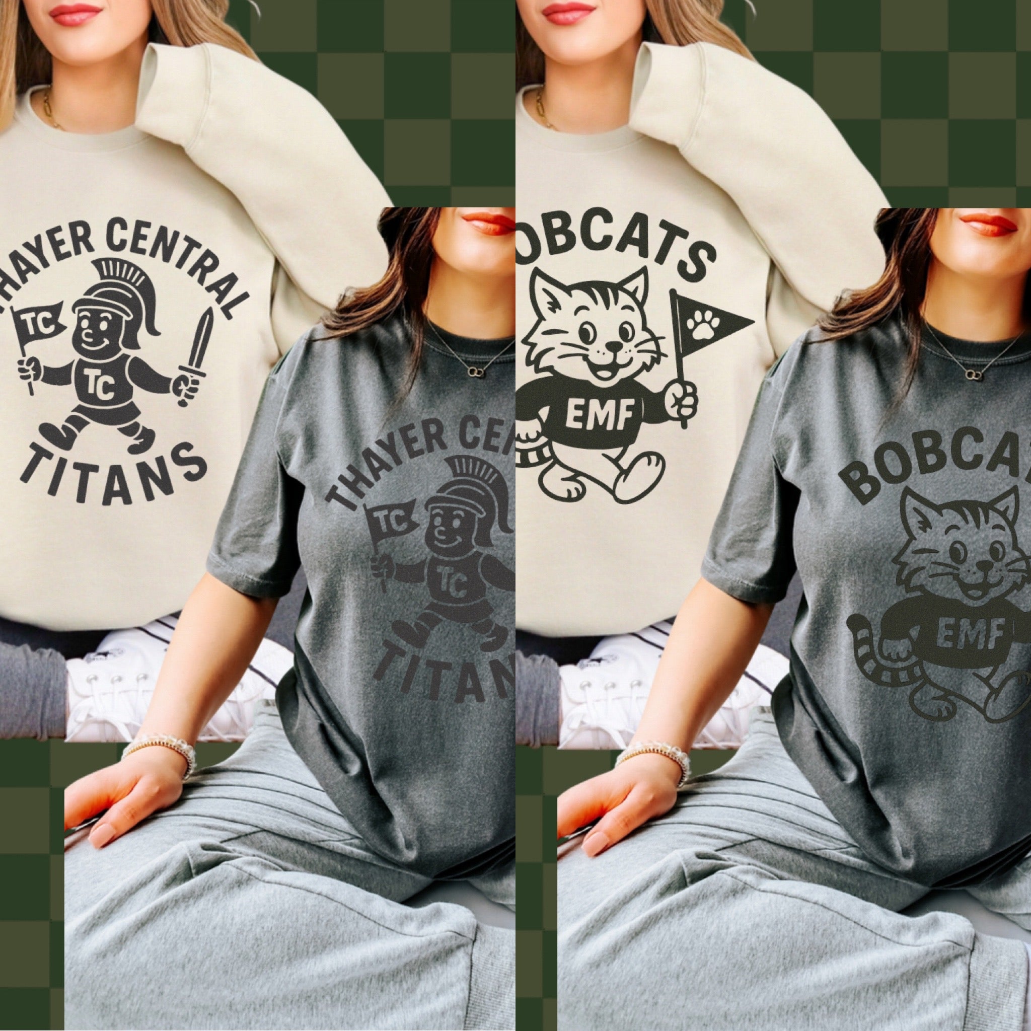 Retro Mascot Comfort Colors Tee