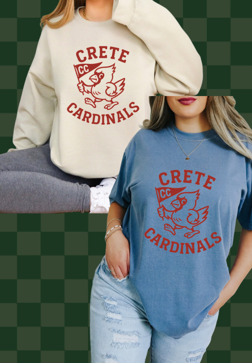 Retro mascot softstyle sweatshirt