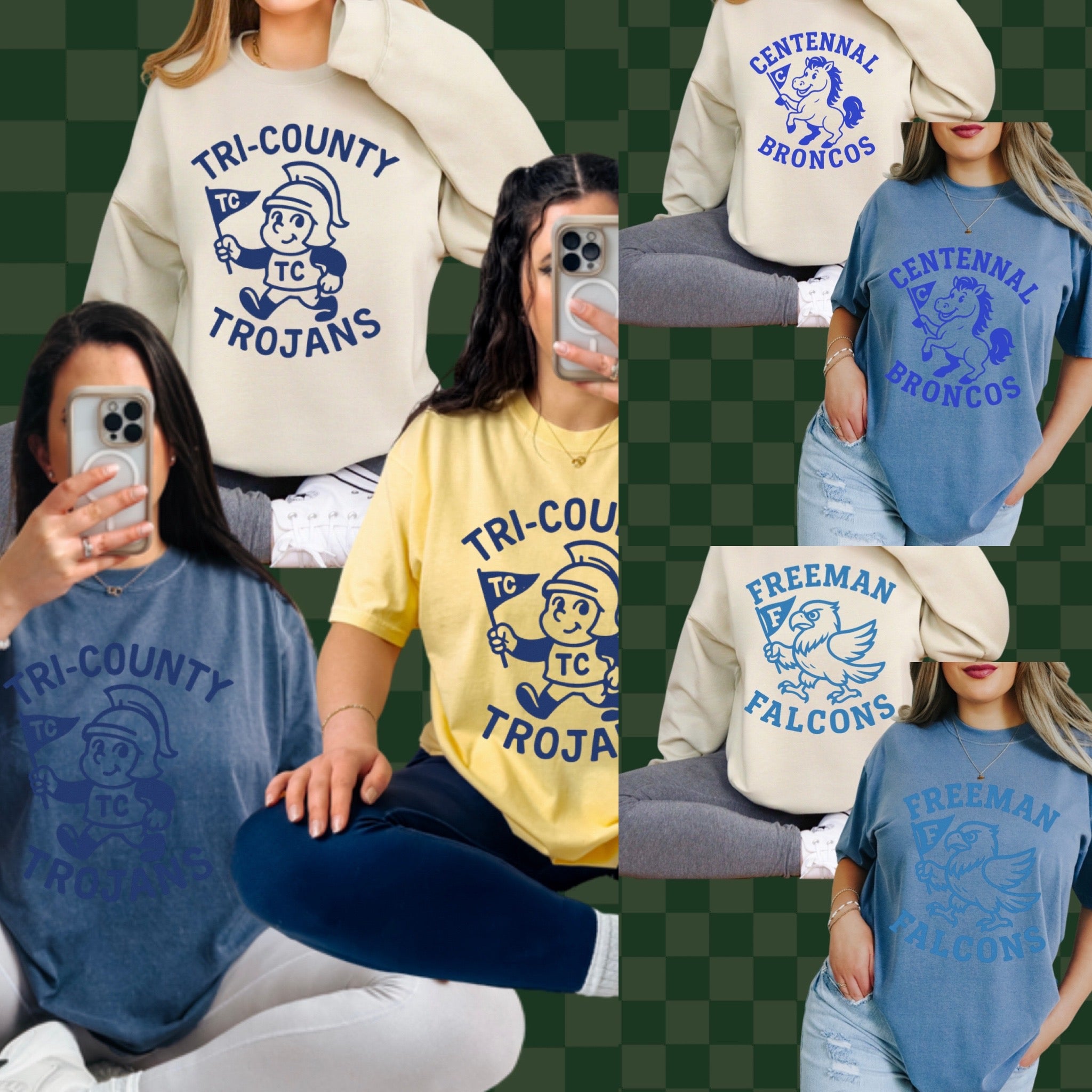 Retro Mascot Comfort Colors Tee