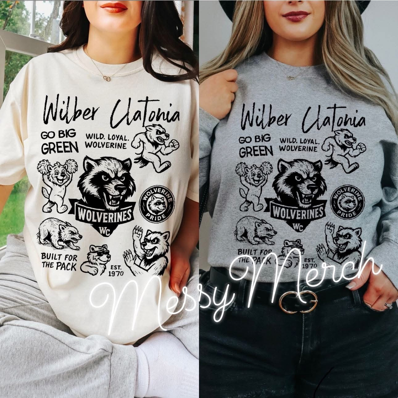 WC mascot Comfort Colors tee