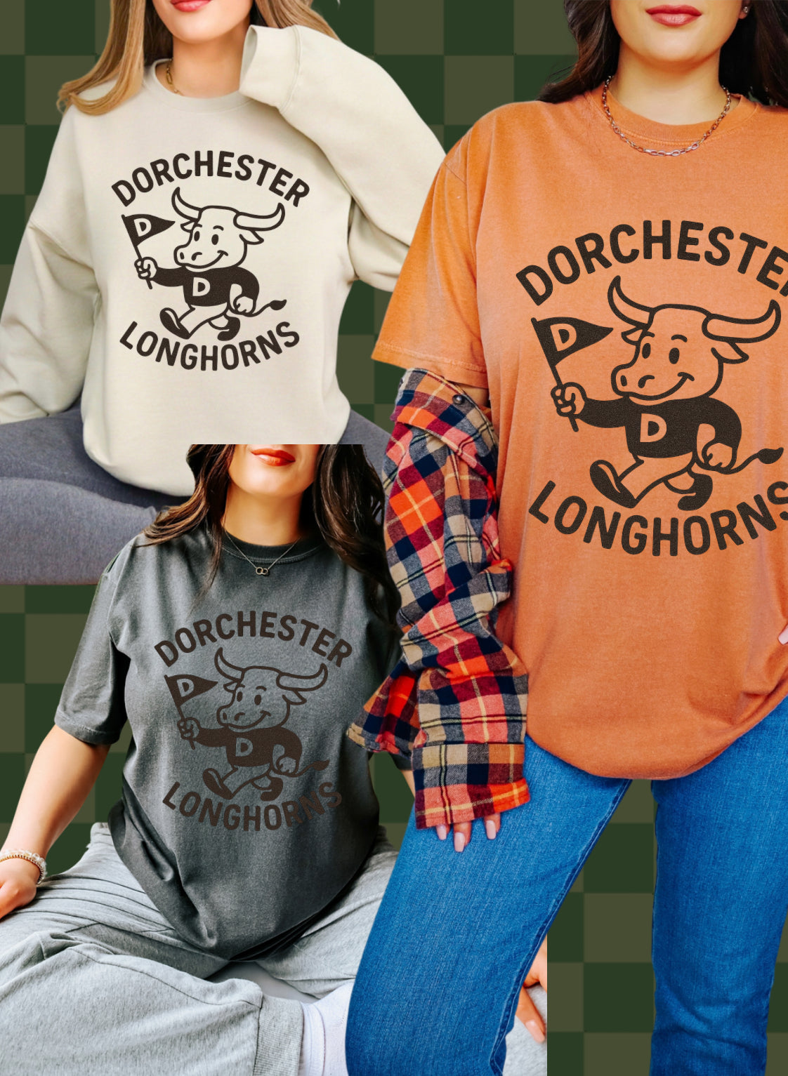 Retro Mascot comfort colors sweatshirt